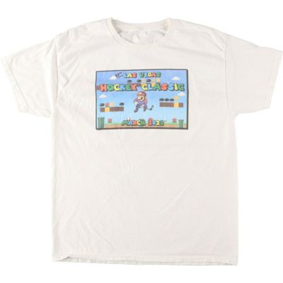 古着 SUPER MARIO スーパーマリオ キャラクタープリントTシャツ