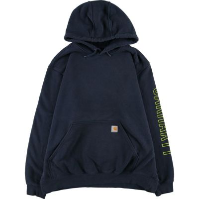 古着 カーハート Carhartt ハーフジップスウェットシャツ