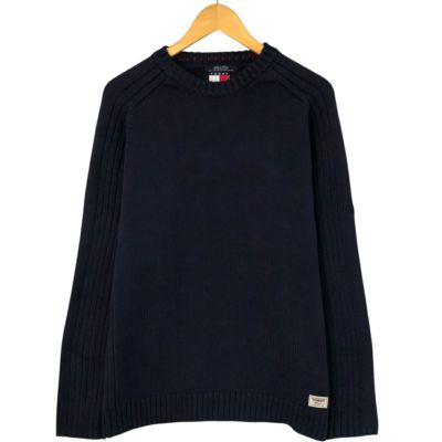 古着 トミーヒルフィガー TOMMY HILFIGER コットンニットセーター メンズL相当 /eaa455770 【中古】 【250327】