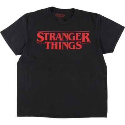 古着 STRANGER THINGS ストレンジャーシングス 映画 ムービーTシャツ メンズL相当 /eaa530297 【中古】 【250327】