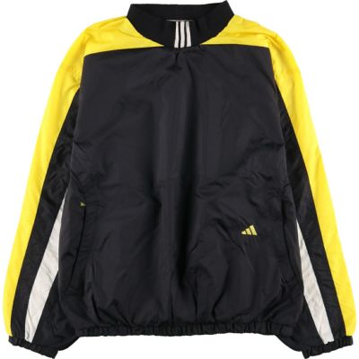 古着 90年代 アディダス adidas Vネック ナイロンプルオーバー メンズL