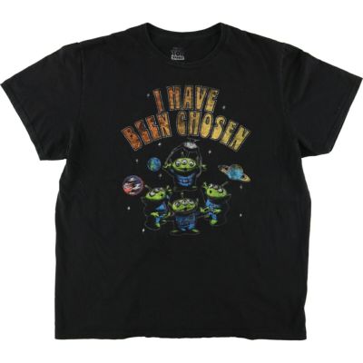 古着 TOY STORY トイストーリー リトルグリーンメン キャラクタープリントTシャツ メンズXL クルーネック(丸首) /eaa436122 【中古】 【240413】 ss2503_30