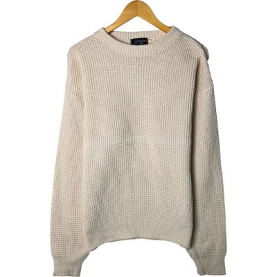 古着 90年代 クレイボーン CLAIBORNE 総柄 リブ編み コットン