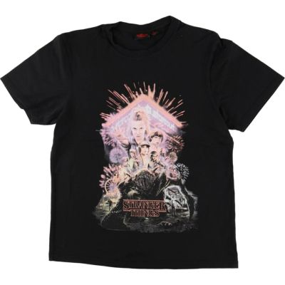 古着 STRANGER THINGS ストレンジャーシングス 映画 ムービーTシャツ メンズM相当 /eaa532610 【中古】 【250327】