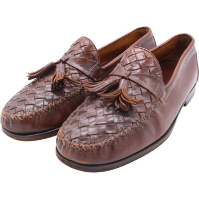古着 コールハーン COLEHAAN RESORT 編み込み タッセルローファー 8D メンズ26.0cm相当 /saa011746 【中古】 【250328】