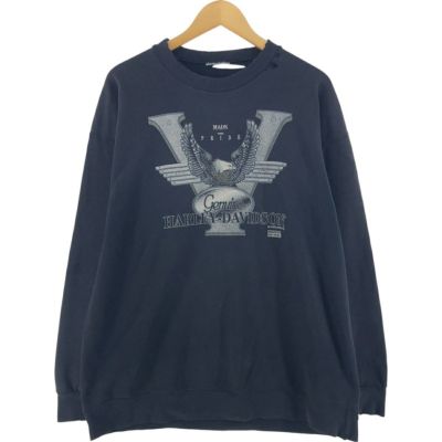 古着 ハーレーダビッドソン Harley-Davidson 鷲柄 イーグル柄