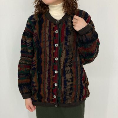 ウールリッチ WOOLRICH 花柄 ウールニットカーディガン レディースS ...