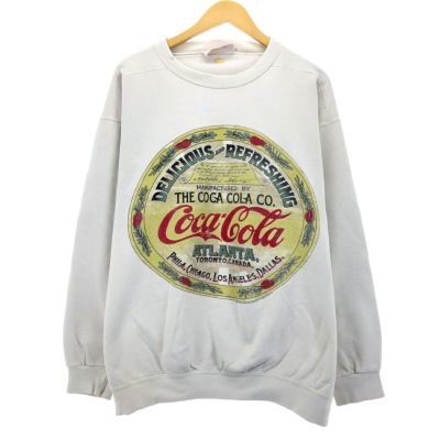 古着 90年代 コカコーラ COCA-COLA プリントスウェットシャツ ...