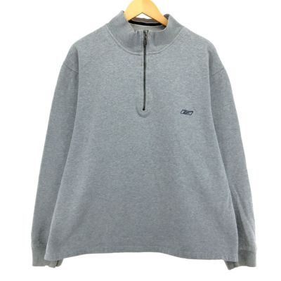 【公式ショップ】 古着 リーボック Reebok ハーフジップスウェットシャツ パーカー