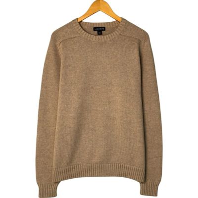 【国内在庫】 古着 ランズエンド LANDS END ケーブル編み メリノウール ニット+セーター