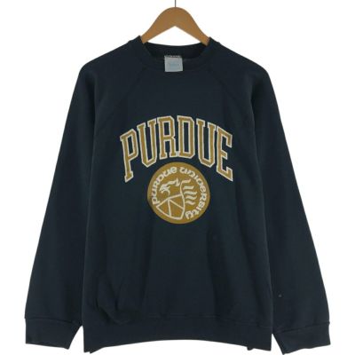 古着 80年代 タルテックス tultex PURDUE パデュー大学 カレッジスウェットシャツ トレーナー USA製 メンズXL相当 ヴィンテージ /eaa532941 【中古】 【250328】