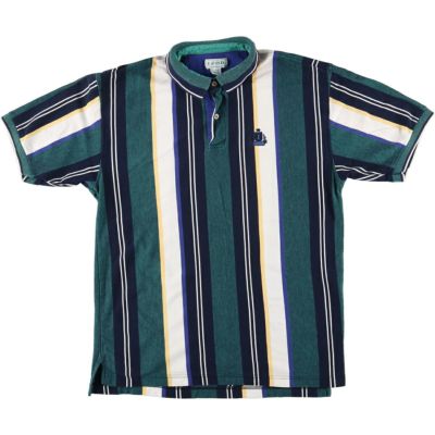 古着 IZOD マルチストライプ 半袖 ストライプ ポロシャツ メンズL /eaa438654 【中古】 【240414】 【SS2409_30%】