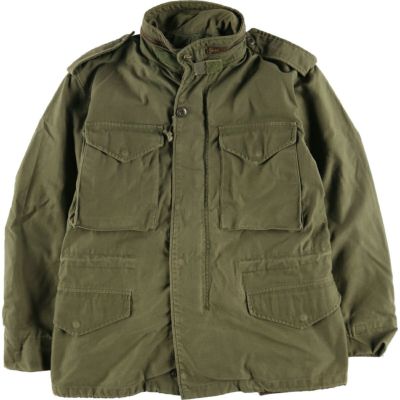 90's J.CREW ミリタリージャケット　M-65 L相当　ネイビー　古着 90´s J.CREW ミリタリージャケット M-65 L相当 ネイビー 古着