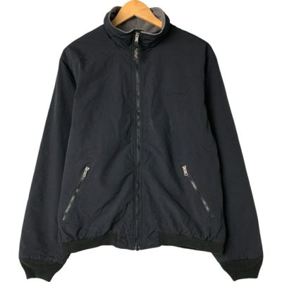 エルエルビーン　希少　ナイロンジャケット　ブラック　裏地フリース　美品 エルエルビーン L.L.Bean 希少 ナイロンジャケット ブラック 裏地