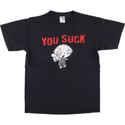 古着 デルタ DELTA FAMILY GUY ファミリーガイ アニメ キャラクタープリントTシャツ メンズM相当 /eaa531711 【中古】 【250328】