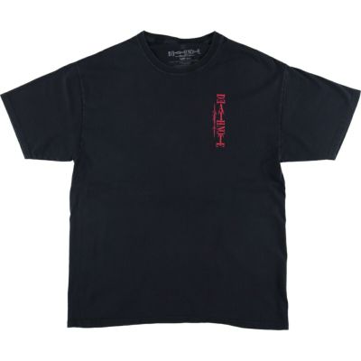 古着 DEATHNOTE デスノート バックプリント アニメ キャラクタープリントTシャツ メンズL相当 /eaa528898 【中古】 【250328】