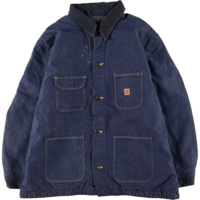 古着 70～80年代 ラングラー Wrangler BIG BEN ビッグベン バットダイ デニムカバーオール メンズXL相当 ヴィンテージ /eaa530625 【中古】 【250328】