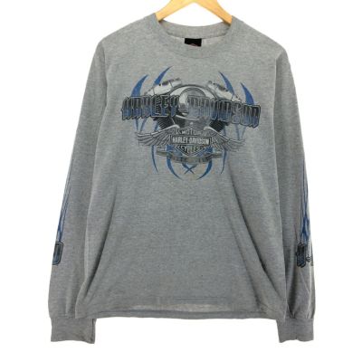 古着 00年代 ハーレーダビッドソン Harley-Davidson ロングTシャツ ロンT カナダ製 メンズM相当 /eaa487969 【中古】 【240923】 ss2503_30