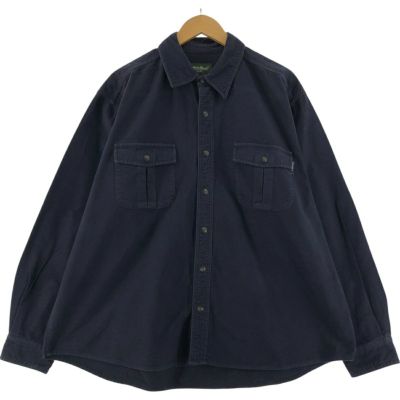 古着 00年代 エディーバウアー Eddie Bauer 長袖 シャモアクロスシャツ メンズXL相当 /eaa533111 【中古】 【250329】