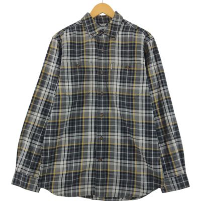 古着 カーハート Carhartt RELAXED FIT オンブレチェック 長袖