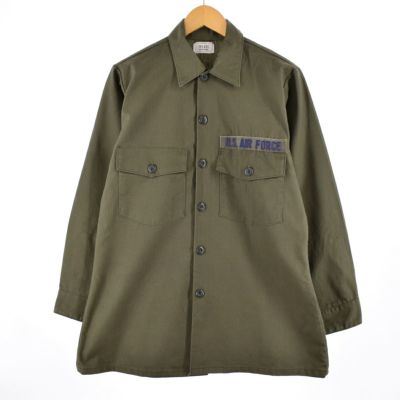 古着 60~70年代 米軍実品 U.S.ARMY ミリタリー ユーティリティシャツ 