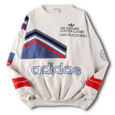 90年代 アディダス adidas OLYMPIC オリンピック リンガーTシャツ USA製 メンズXL ヴィンテージ /eaa349830