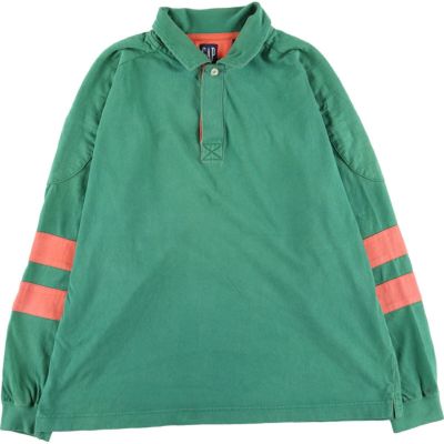古着 90年代 ギャップ GAP 長袖 ラガーシャツ メンズL ヴィンテージ /eaa430282 【中古】 【240415】