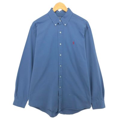古着 ラルフローレン Ralph Lauren CUSTOM FIT 長袖 ボタンダウンシャツ メンズL相当 /eaa490062 【中古】 【240923】 【SS2506_30】