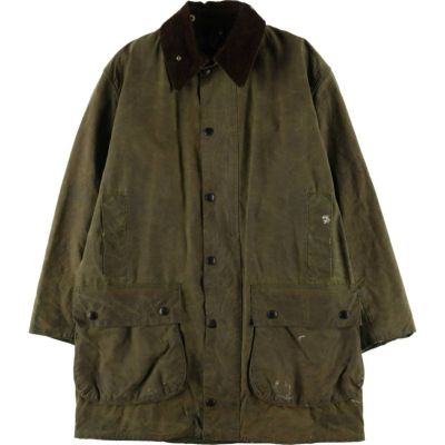 古着 80年代 バブアー Barbour NORTHUMBRIA ノーザンブリア 2ワラント ワックスコットン オイルドジャケット 英国製 40in メンズM相当 ヴィンテージ /eaa532826 【中古】 【250329】