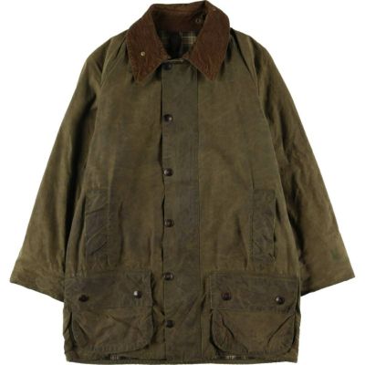 古着 80年代 バブアー Barbour BEAUFORT ビューフォート 2ワラント オイルド ハンティングジャケット 英国製 38in メンズM相当 ヴィンテージ /eaa532823 【中古】 【250329】
