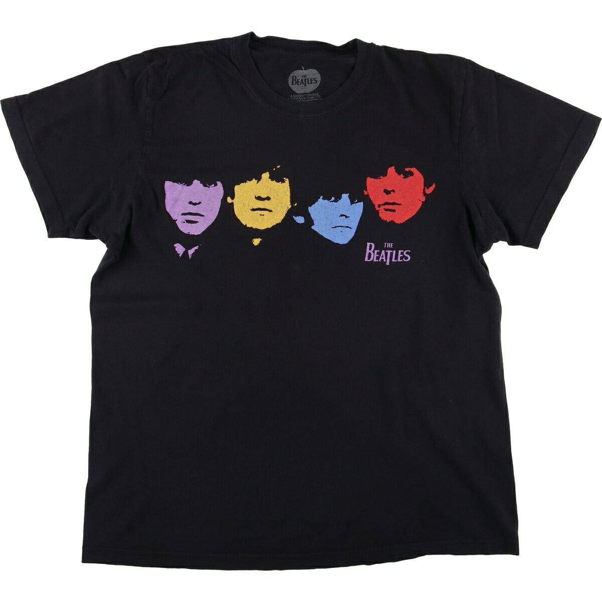古着 THE BEATLES ビートルズ バンドTシャツ バンT メンズL相当  