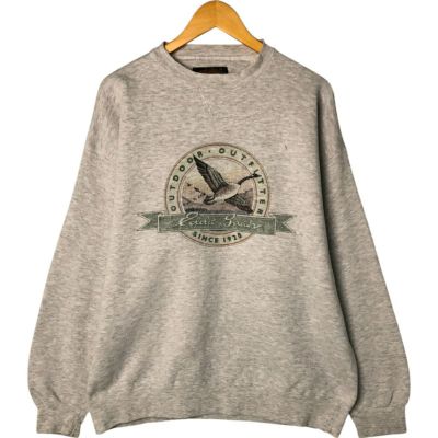 古着 80～90年代 エディーバウアー Eddie Bauer ロゴスウェットシャツ トレーナー メンズXL相当 ヴィンテージ /eaa515772 【中古】 【250329】 【NL2503】