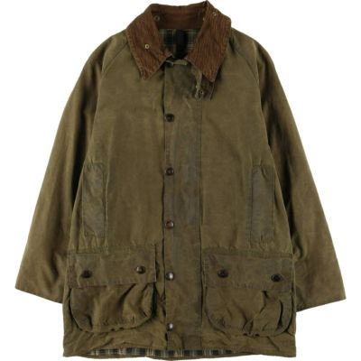 古着 80年代 バブアー Barbour BEAUFORT ビューフォート 2ワラント オイルド ハンティングジャケット 英国製 36in メンズS相当 ヴィンテージ /evb008172 【中古】 【250329】 【GR-SNS】