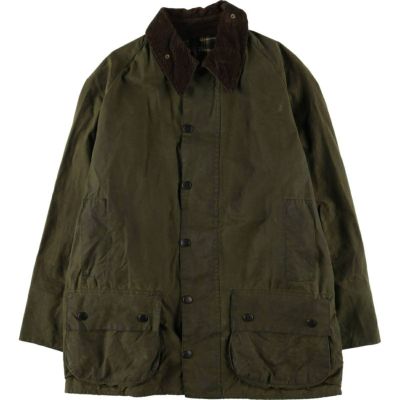 古着 90年代 バブアー Barbour BEAUFORT ビューフォート 旧3ワラント オイルド ハンティングジャケット 英国製 C40 メンズM相当 ヴィンテージ /eaa532812 【中古】 【250329】