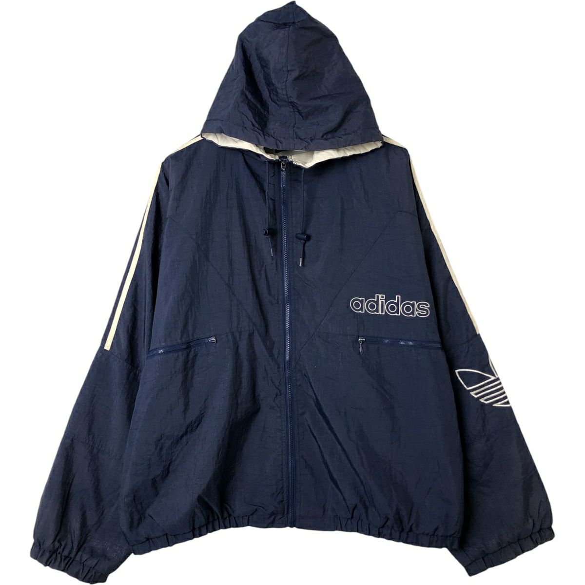 古着 80～90年代 アディダス adidas 中綿パーカー パファージャケット  