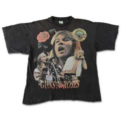 希少】90sアルカイクスマイルキリストビンテージTシャツ ガンズ