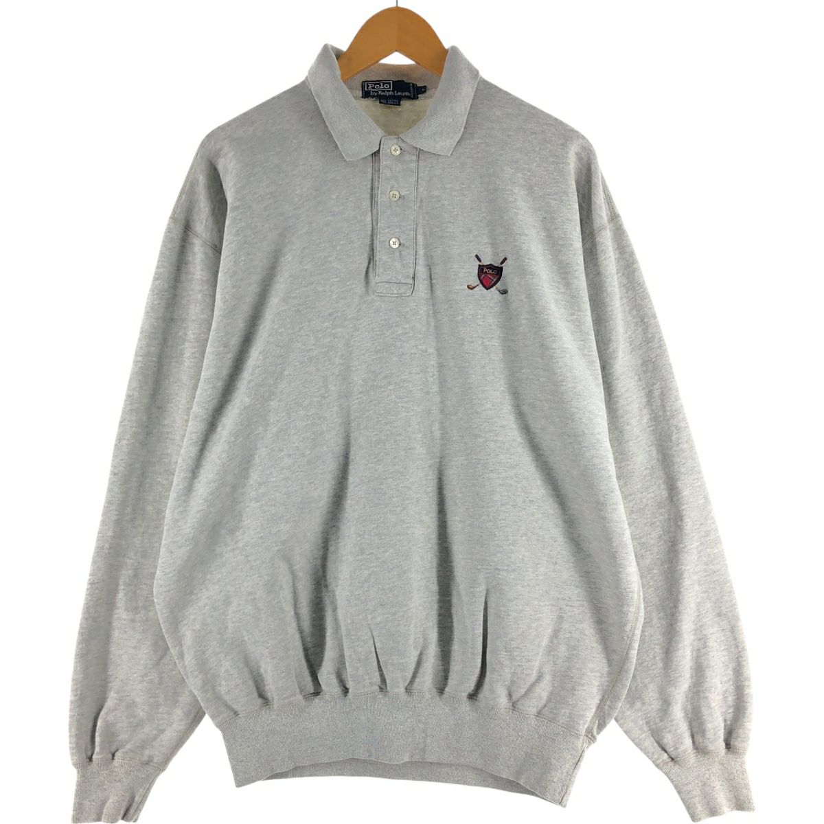 古着 ラルフローレン Ralph Lauren POLO GOLF ポロゴルフ 襟付きハーフ