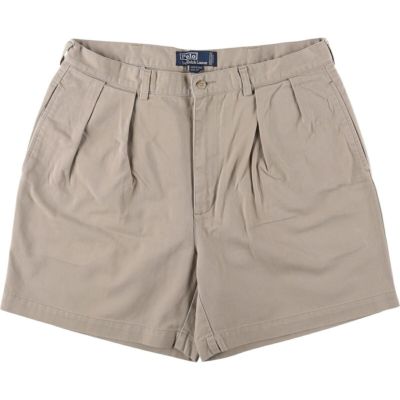 古着 ラルフローレン POLO by Ralph Lauren ツータック チノショーツ