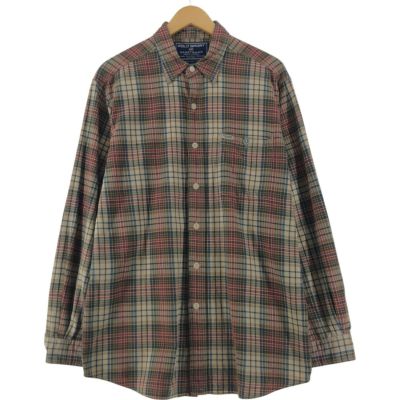 POLOSPORTポロスポーツチェックメンズ長袖ネルシャツmMY2K