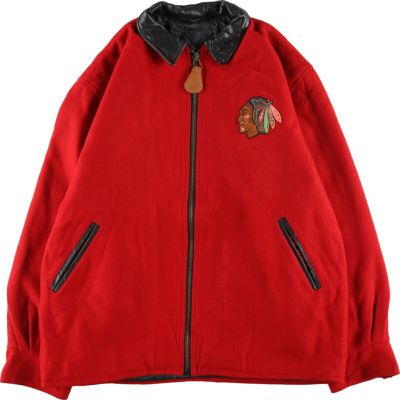 古着 90年代 IDENTITY INC NHL CHICAGO BLACKHAWKS シカゴブラック