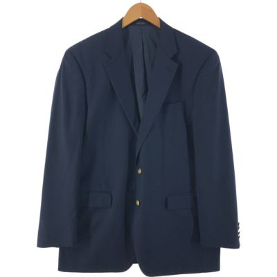 古着 ラルフローレン Ralph Lauren LAUREN ローレン 紺ブレザー