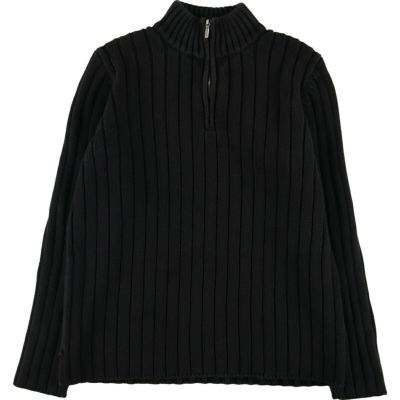 古着 ラルフローレン Ralph Lauren LAUREN ローレン リブ編み コットンニットハーフジップセーター レディースS相当 /eaa491622 【中古】 【240927】 【ADEL/アデル】 ss2503_30