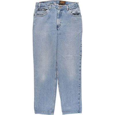 古着 80～90年代 エディーバウアー Eddie Bauer 黒タグ ストレート