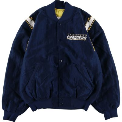 古着 80~90年代 スターター Starter NFL SAN DIEGO CHARGERS サンディエゴチャージャーズ 中綿入り ナイロンスタジャン  アワードジャケット バーシティジャケット USA製 メンズM相当 ヴィンテージ /eaa454995 【中古】 【240926】 |  古着屋JAM（ジャム）