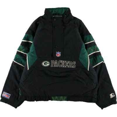 古着 80年代 スターター Starter NFL GREEN BAY PACKERS グリーンベイパッカーズ ナイロンスタジャン アワードジャケット  バーシティジャケット USA製 メンズXL相当 /eaa447893 【中古】 【241112】 | 古着屋JAM（ジャム）