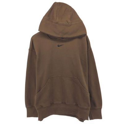 古着 ナイキ NIKE センターロゴ スウェットプルオーバーパーカー