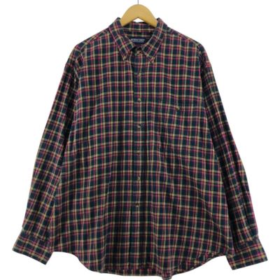 古着 80~90年代 ランズエンド LAND'S END 長袖 ボタンダウン