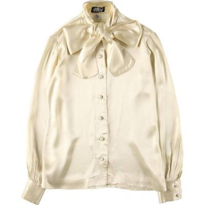 古着 エレントレイシー ellen tracy 長袖 ボウタイ ブラウス レディースS相当 /eaa532638 【中古】 【250331】 【ADEL/アデル】