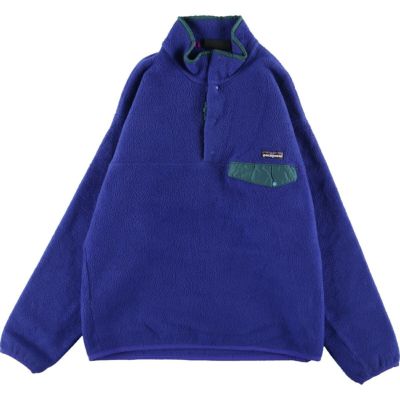 古着 80年代 パタゴニア Patagonia シンチラスナップT フリースプル