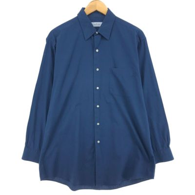 LA6592 ブルックスブラザーズ 長袖 ブラウス ネイビー レーヨン 2 古着 ブルックスブラザーズ Brooks Brothers 長袖 リネンシャツ